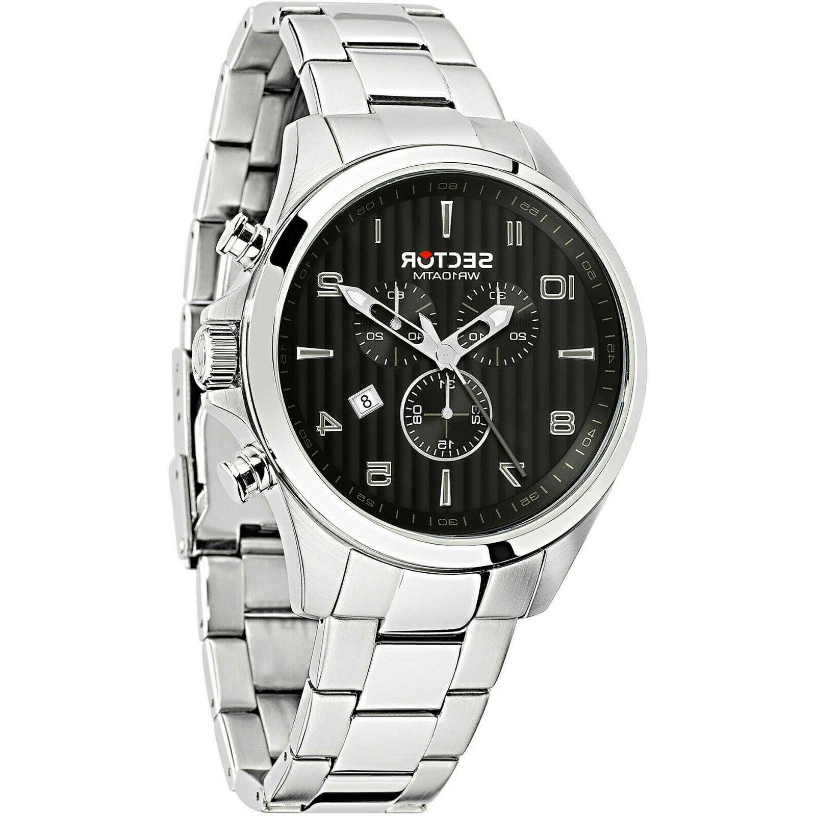 orologio uomo cronografo in acciaio cassa 48