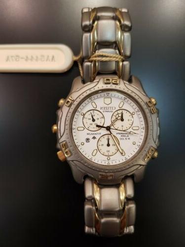 orologio uomo cronografo in titanio