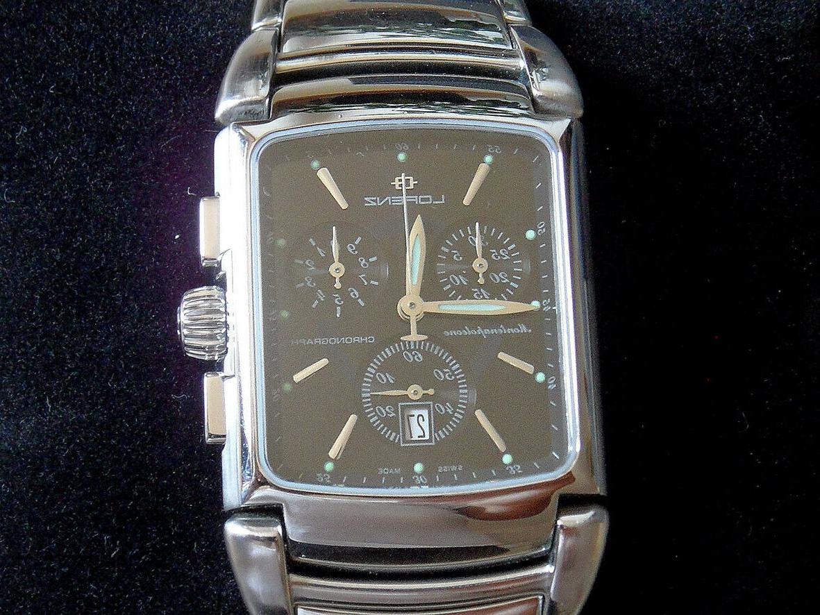 orologio uomo cronografo montenapoleone acciaio swiss made