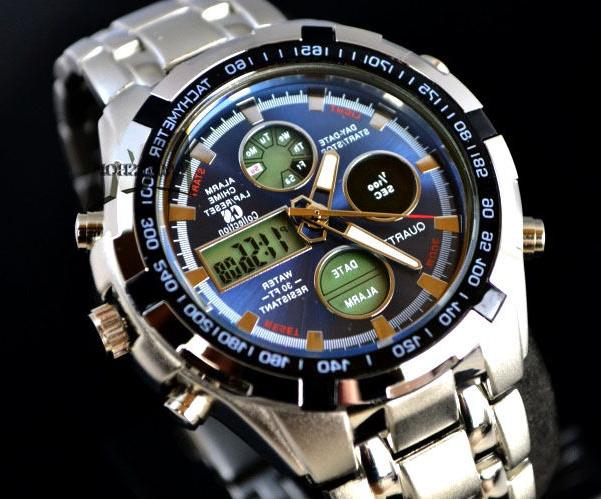 orologio uomo da polso acciaio cronografo nautica