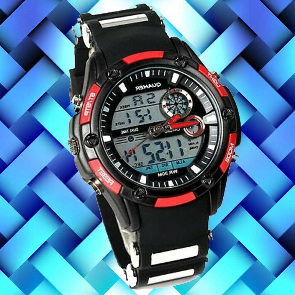 orologio uomo da polso digitale analogico multifunzione