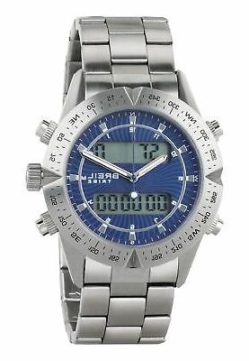 orologio uomo digital way bracciale in acciaio