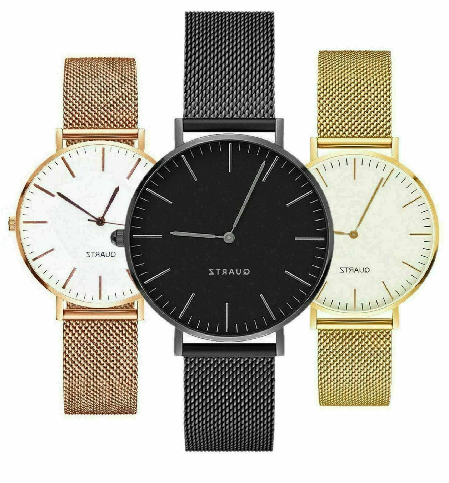 orologio uomo donna unisex elegante cinturino maglia