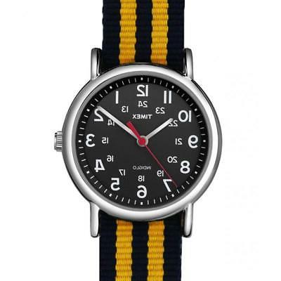 orologio uomo donna weekender t2n647by tessuto nero