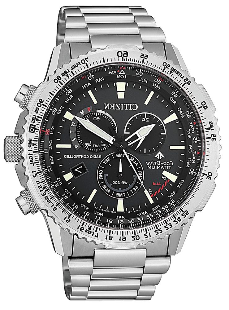 orologio uomo eco drive crono radiocontrollato supertitanium