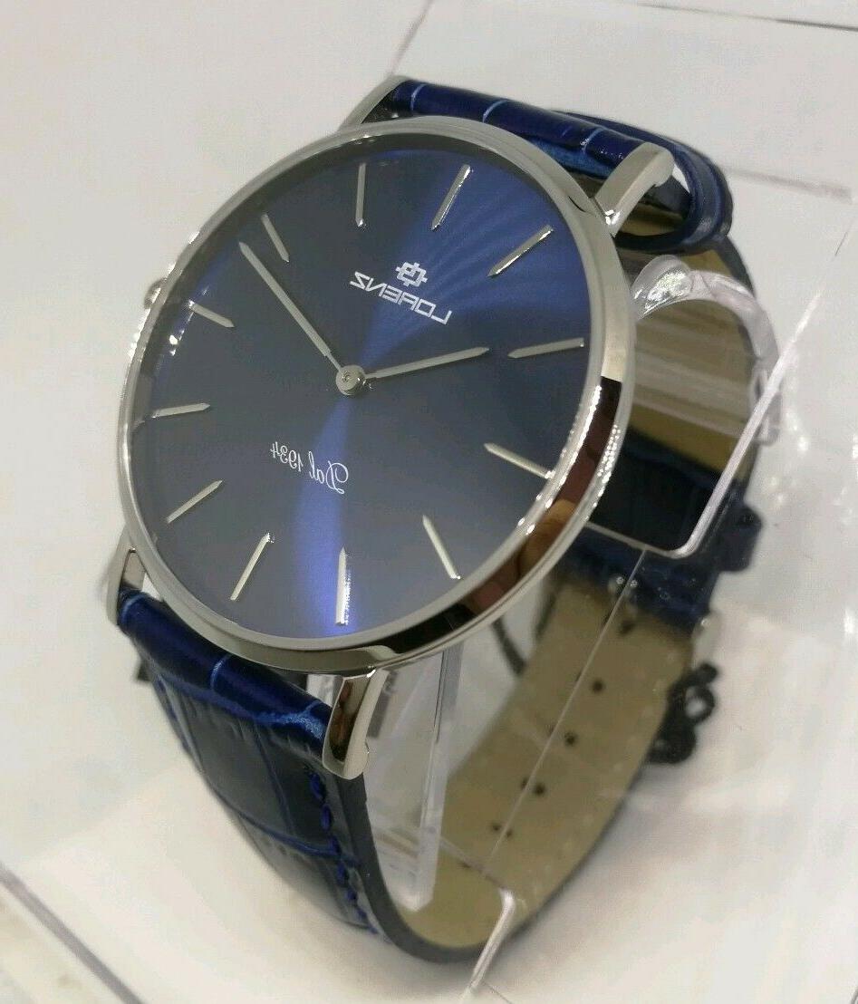 orologio uomo elegante vetro zaffiro cassa 38