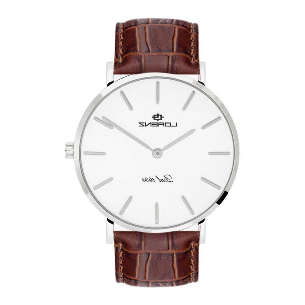 orologio uomo elegante vetro zaffiro solo tempo