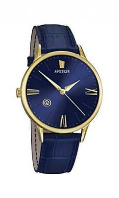 O Festina Uomo F16825/3 Al Quarzo Analogico Solo Tempo Accia