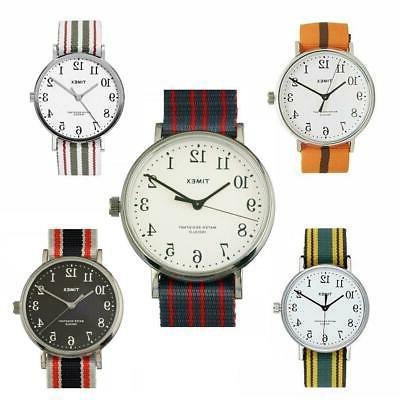 orologio uomo fairfield village tessuto colorato indiglo