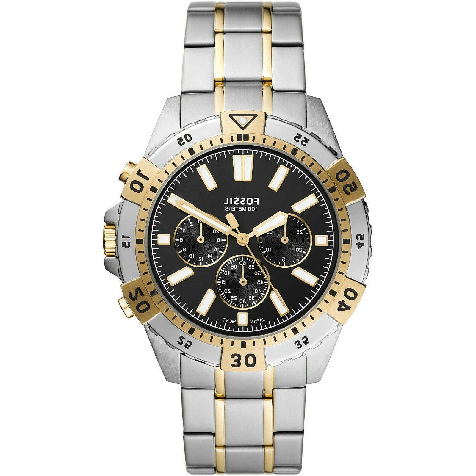 orologio uomo in acciaio bicolore garrett fs5771