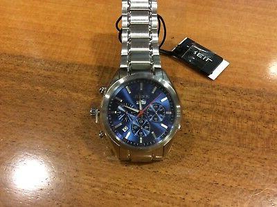 orologio uomo in acciaio con cronografo e