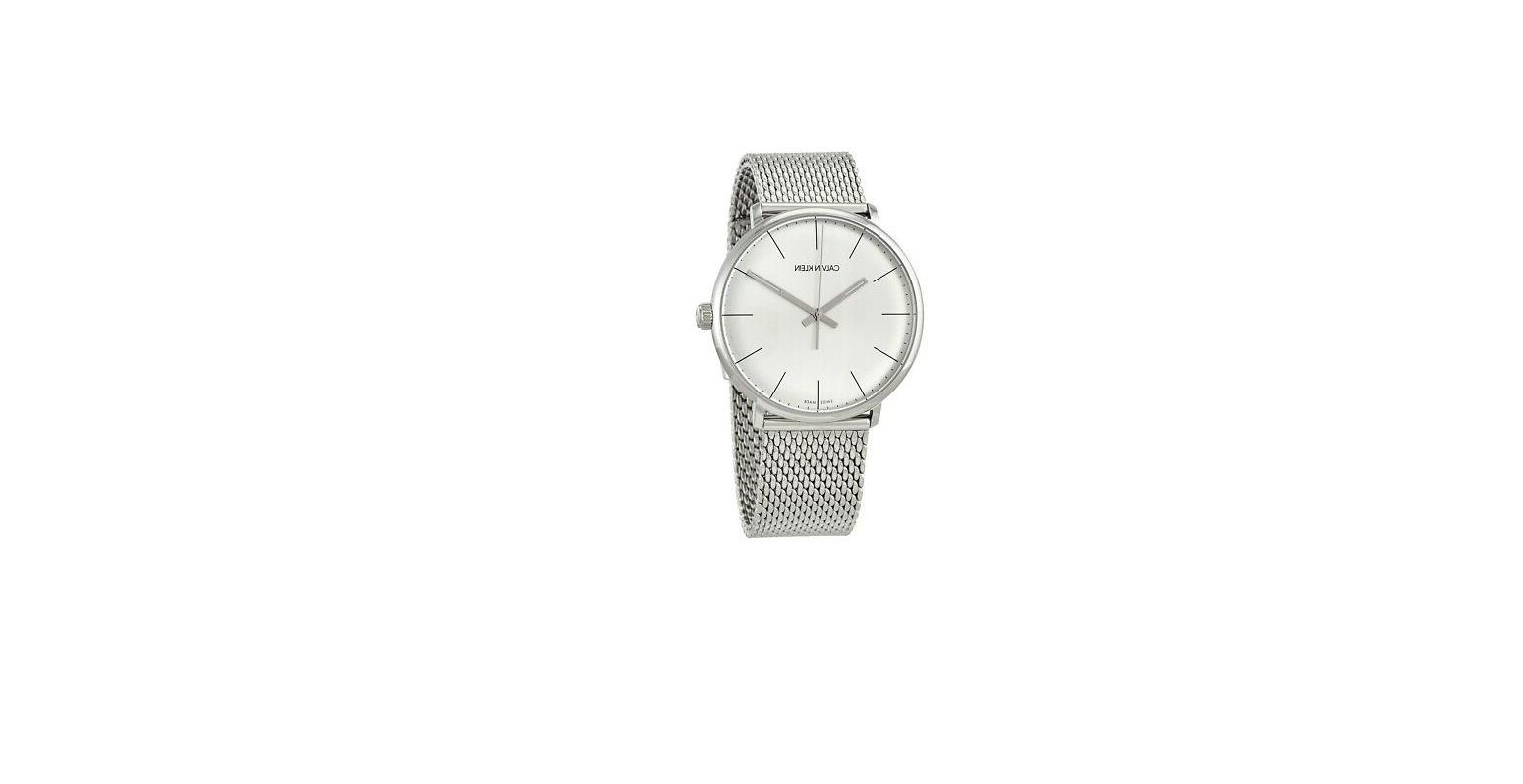orologio uomo k8m21126 cinturino in acciaio maglia