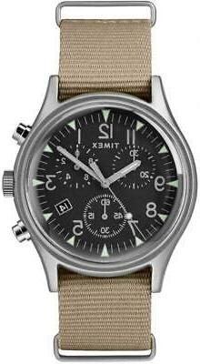 O Uomo Timex Mk1 Aluminium Tw2t10700 Chrono Alluminio Tessut