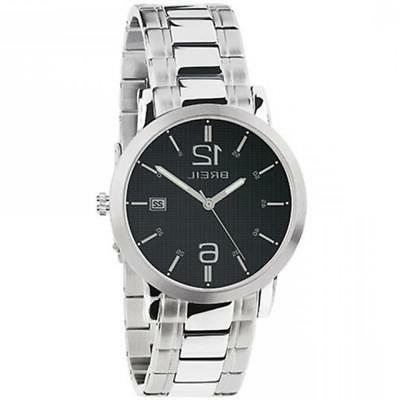 orologio uomo momento tw1455 bracciale acciaio nero