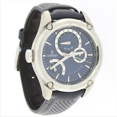 orologio uomo multifunzione f16767 a quadrante blu