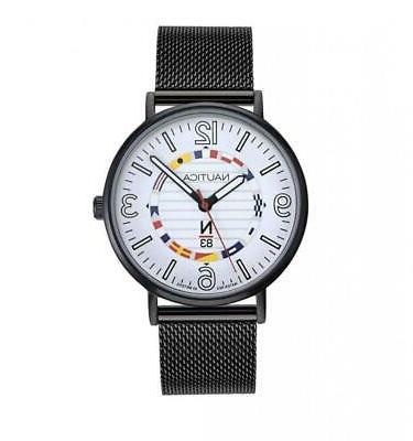 orologio uomo n83 napwgs904 acciaio mesh nero