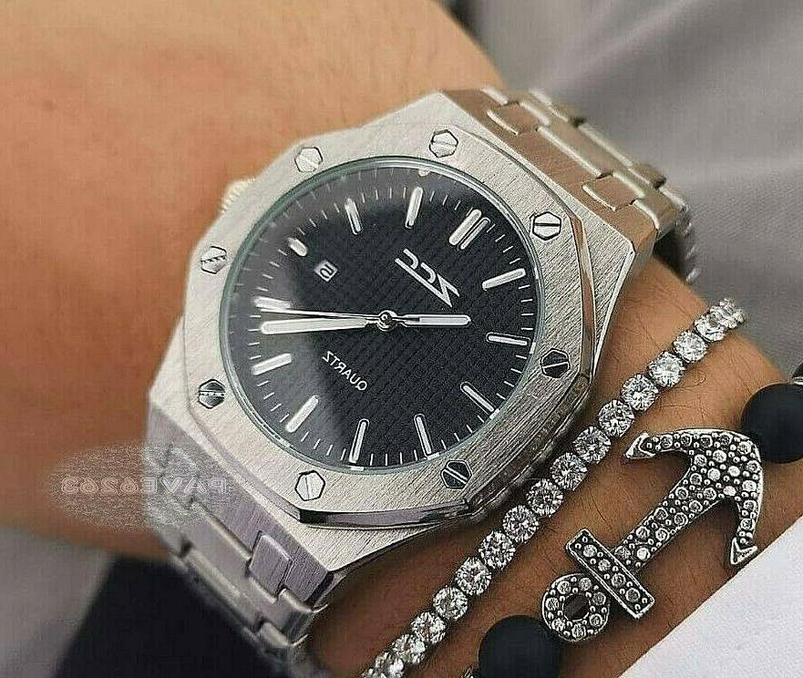 orologio uomo nautica mare acciaio datario quarzo