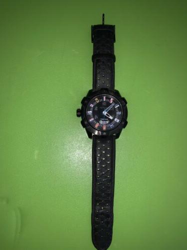 orologio uomo nero bandierine sub 100mt