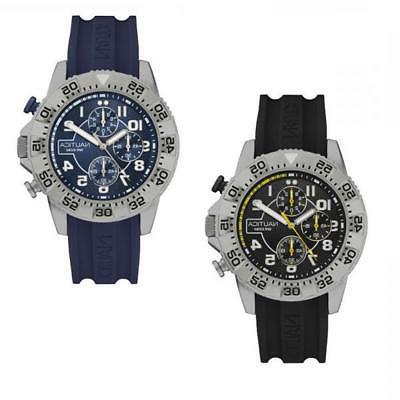 orologio uomo nsr 104 chrono silicone blu