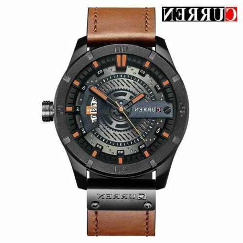 orologio uomo pelle quarzo polso orologi