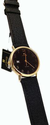 O Breil Uomo Placcato Oro Data Pelle Watch Man Gold Plated D