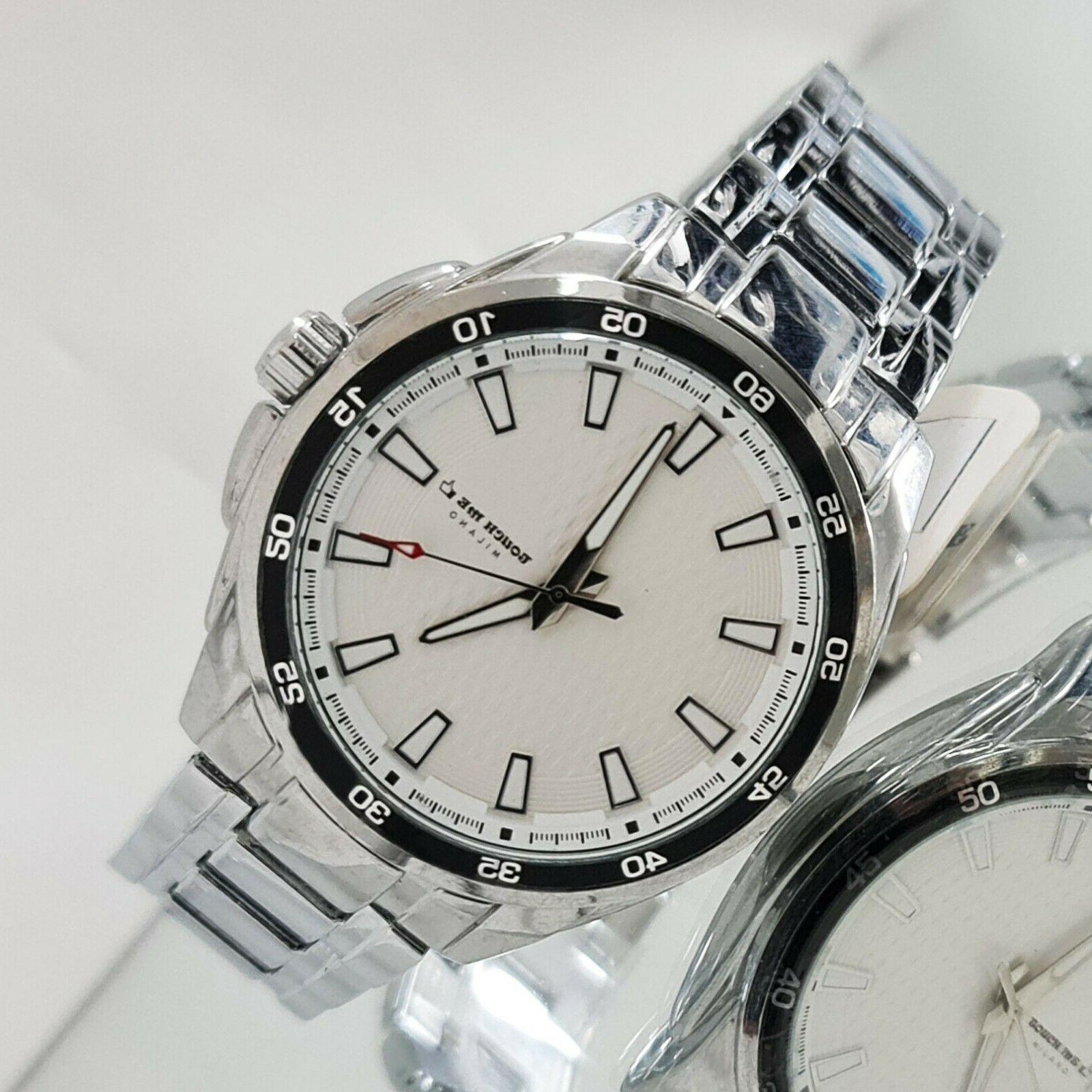 orologio uomo quadrante bianco