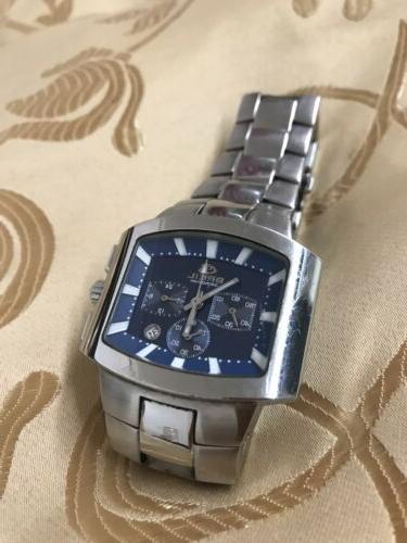 orologio uomo ragazzo acciaio blu usato originale