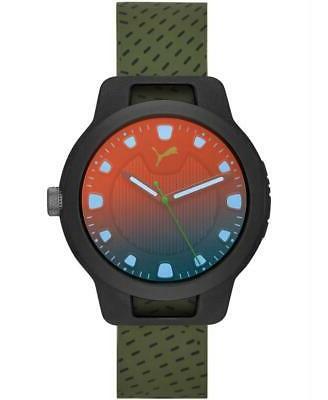 orologio uomo reset p5011 silicone verde nero