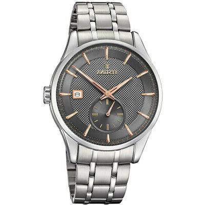 orologio uomo retro solo tempo acciaio f20276