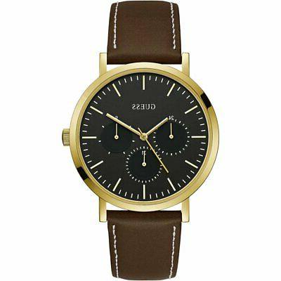orologio uomo slate w1044g1 multifunzione pelle marrone