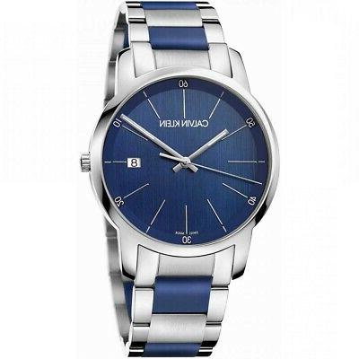 orologio uomo solo tempo city blu k2g2g1vn
