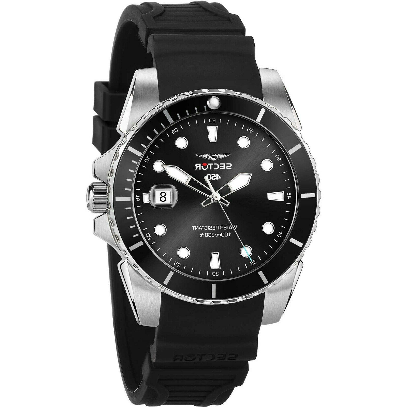 orologio uomo solo tempo collezione 450 nero