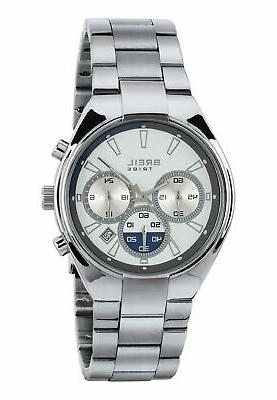 orologio uomo space bracciale in acciaio chrono