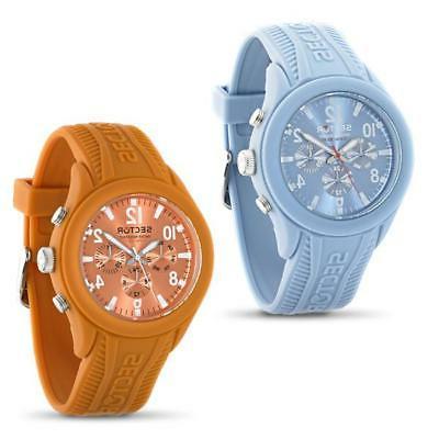 orologio uomo steeltouch multifunzione silicone arancione ce