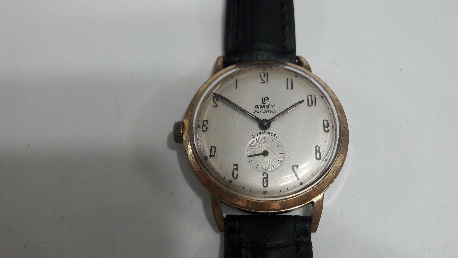 orologio uomo vintage anni 50 meccanico carica