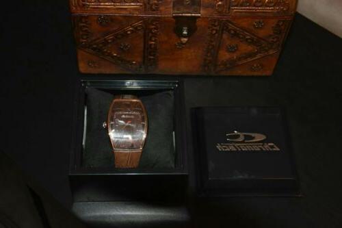 orologio uomo vintage marrone