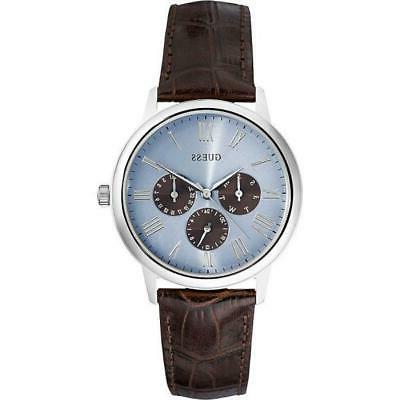 orologio uomo wafer w0496g2 pelle marrone multifunzione