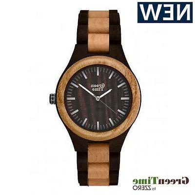 orologio uomo watch wood zw065g legno bicolore