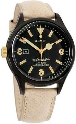 O Uomo Waterbury Tw2p74900 Quarzo Pelle Marrone Datario Luce