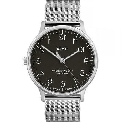 orologio uomo waterbury tw2r71500 bracciale acciaio maglia