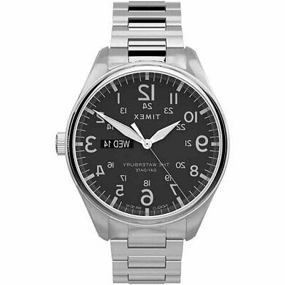 orologio uomo waterbury tw2t71100 bracciale acciaio nero