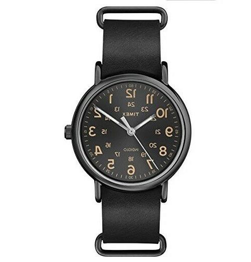 orologio uomo weekender abt494 cassa nera brunito