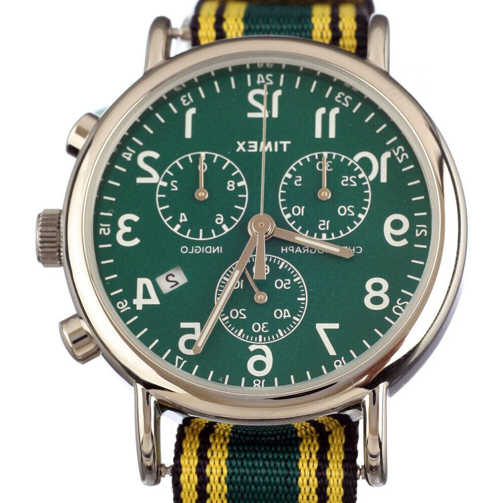 orologio uomo weekender chrono indiglo cronografo cinturino
