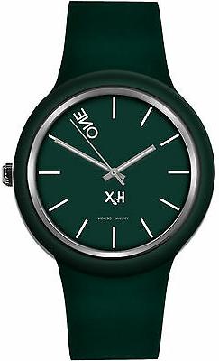 O H2x Verde Petrolio One 42 Mm Gent Unisex Solo Tempo P-sv43