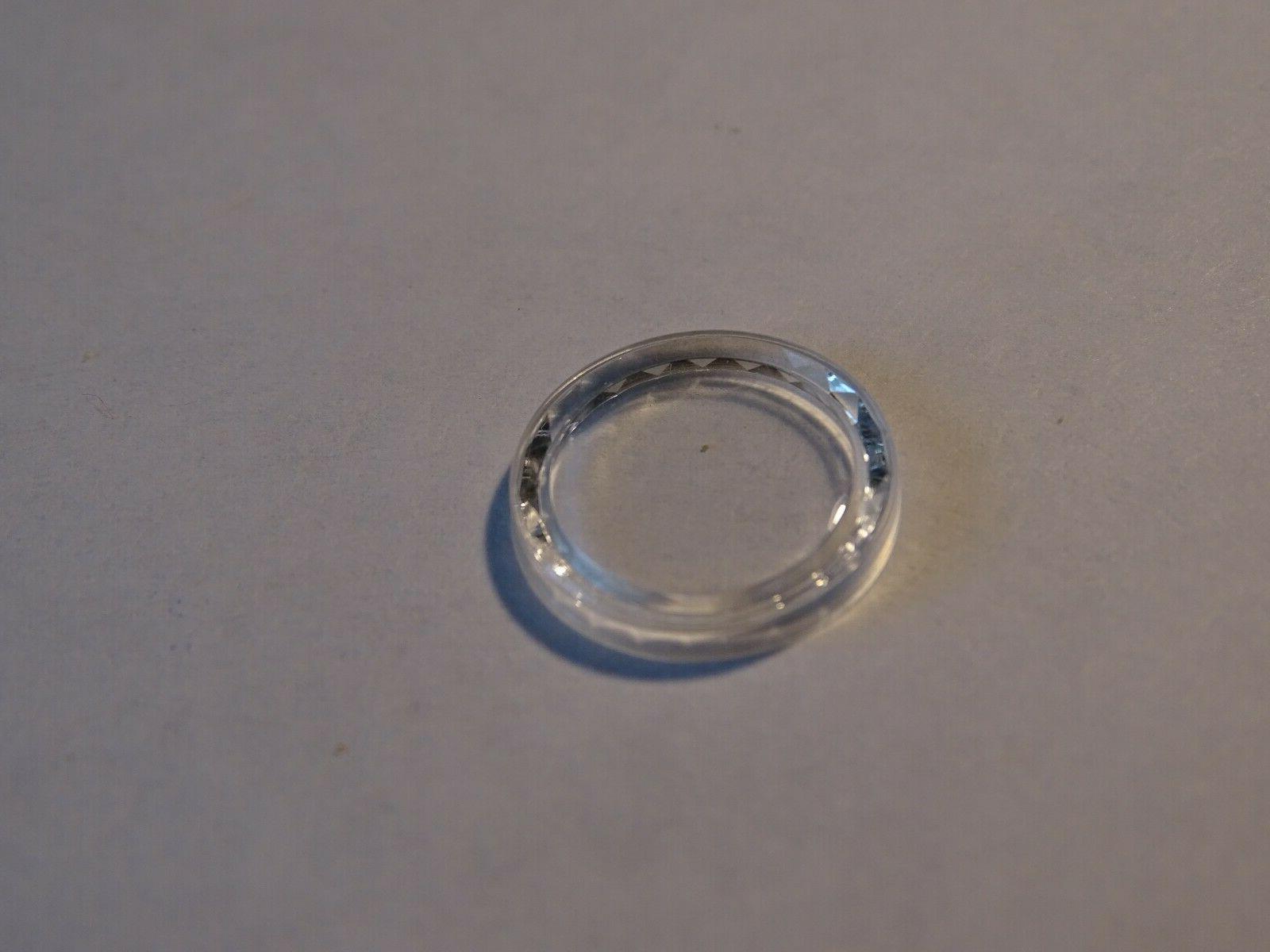 orologio vetro tondo saphiglas diametro 14 90