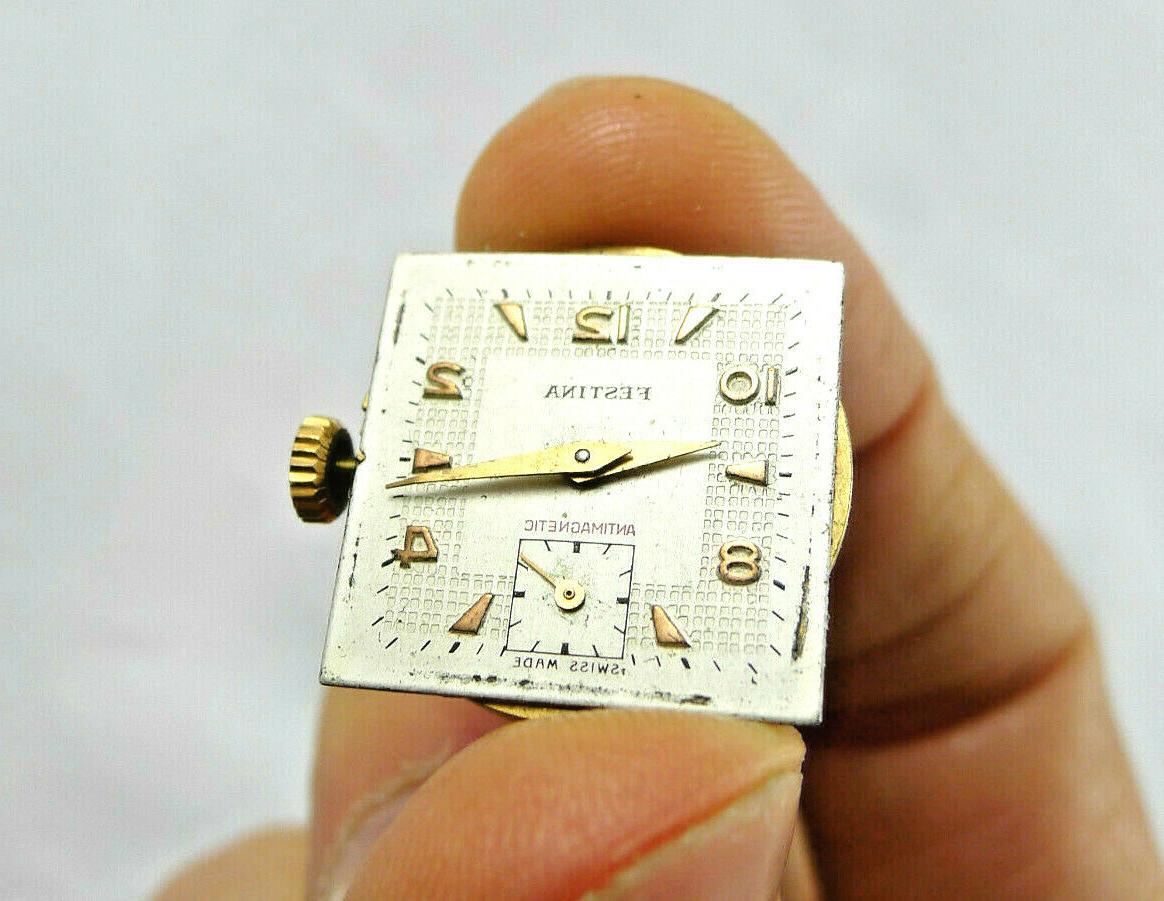 orologio vintage art deco da donna quadrato