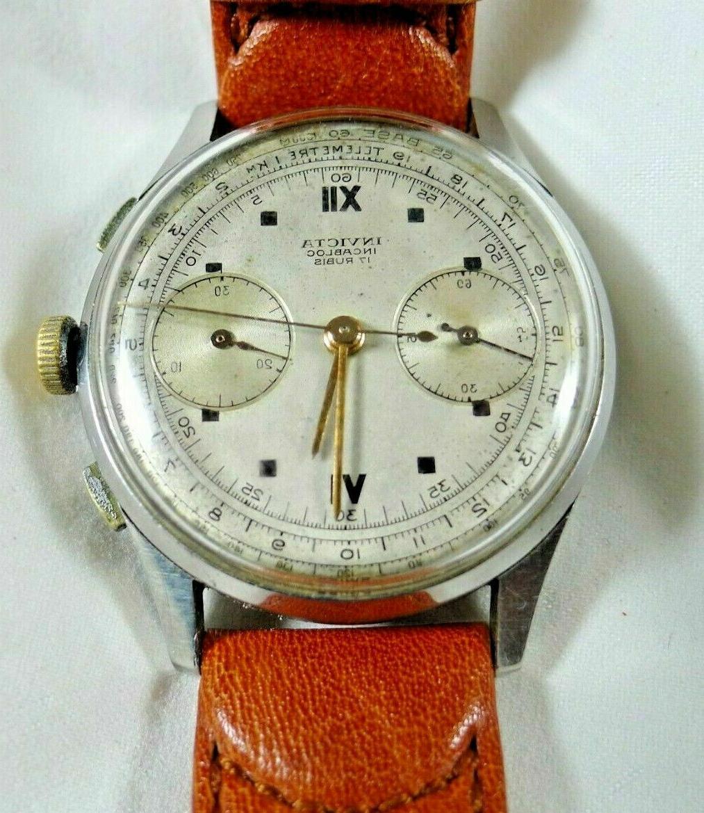 orologio vintage chrono valjoux 23 1950 cronografo
