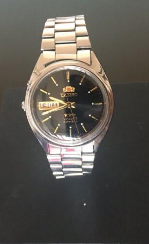 orologio vintage crystal 3 star automatico 21