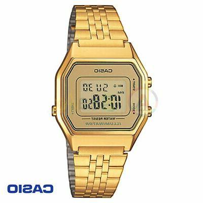 orologio vintage la680wega 9d donna dorato digitale
