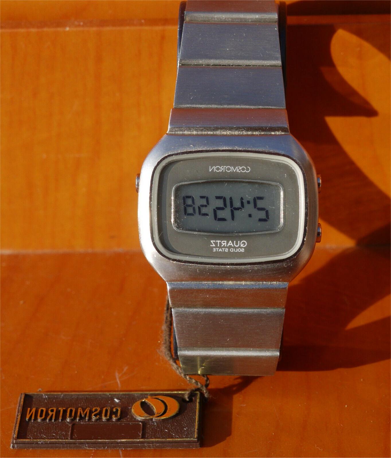 orologio vintage lcd quartz nos con scatola